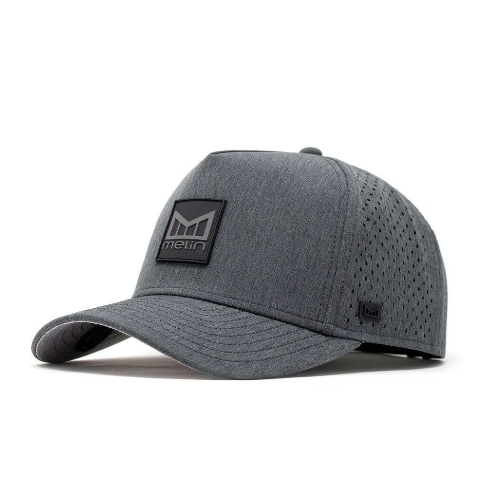 Melin ODYSSEY STACKED HYDRO Snapback Hat Grey 58cm